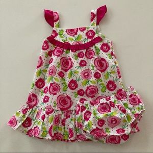 Lilybird Toddler Girl 24 Months Pink Floral Dress Sundress